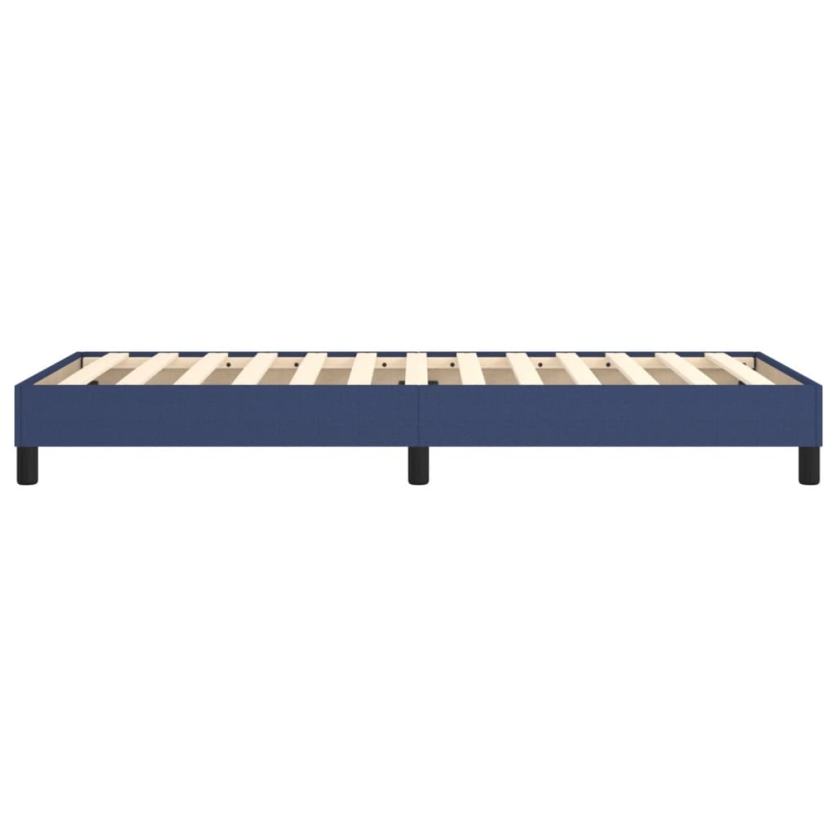 vidaXL Πλαίσιο Κρεβατιού Boxspring Μπλε 100x200 εκ. Υφασμάτινο