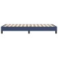 vidaXL Πλαίσιο Κρεβατιού Boxspring Μπλε 100x200 εκ. Υφασμάτινο