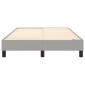 vidaXL Πλαίσιο Κρεβατιού Boxspring Ανοιχτό Γκρι 120x200 εκ. Υφασμάτινο