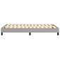 vidaXL Πλαίσιο Κρεβατιού Boxspring Ανοιχτό Γκρι 120x200 εκ. Υφασμάτινο