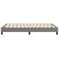 vidaXL Πλαίσιο Κρεβατιού Boxspring Σκούρο Γκρι 120x200 εκ. Υφασμάτινο