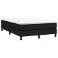 vidaXL Πλαίσιο Κρεβατιού Boxspring Μαύρο 120x200 εκ. Υφασμάτινο