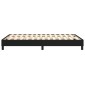 vidaXL Πλαίσιο Κρεβατιού Boxspring Μαύρο 120x200 εκ. Υφασμάτινο