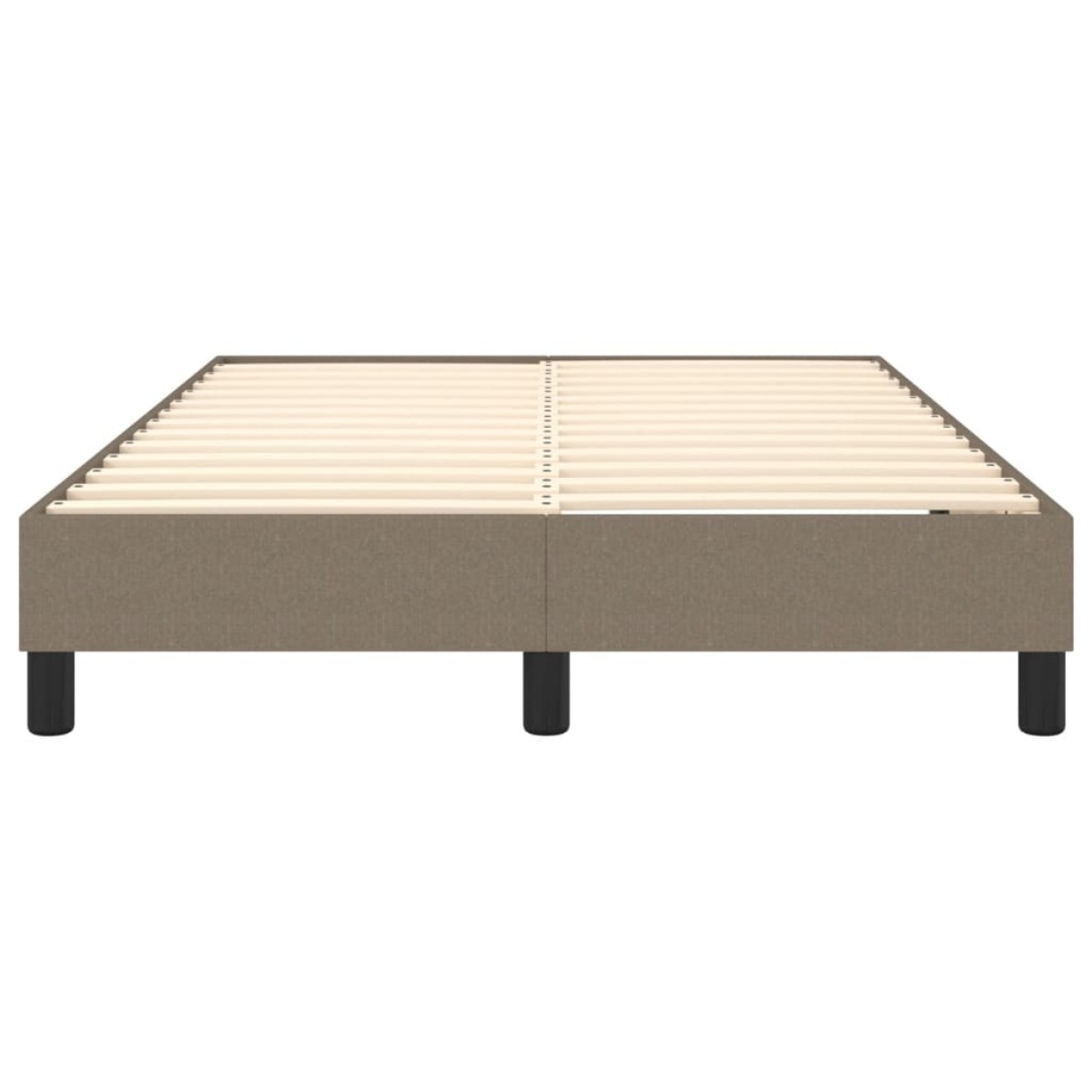 vidaXL Πλαίσιο Κρεβατιού Boxspring Taupe 120x200 εκ. Υφασμάτινο