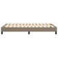 vidaXL Πλαίσιο Κρεβατιού Boxspring Taupe 120x200 εκ. Υφασμάτινο