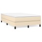 vidaXL Πλαίσιο Κρεβατιού Boxspring Κρεμ 120x200 εκ. Υφασμάτινο