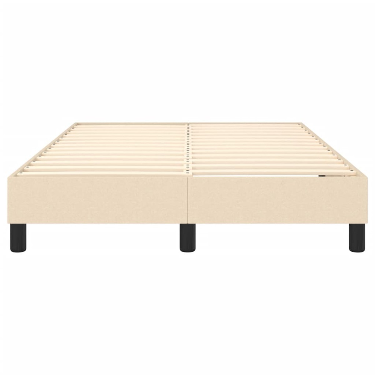 vidaXL Πλαίσιο Κρεβατιού Boxspring Κρεμ 120x200 εκ. Υφασμάτινο