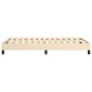 vidaXL Πλαίσιο Κρεβατιού Boxspring Κρεμ 120x200 εκ. Υφασμάτινο