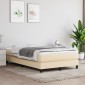 vidaXL Πλαίσιο Κρεβατιού Boxspring Κρεμ 120x200 εκ. Υφασμάτινο