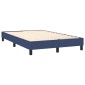 vidaXL Πλαίσιο Κρεβατιού Boxspring Μπλε 120x200 εκ. Υφασμάτινο
