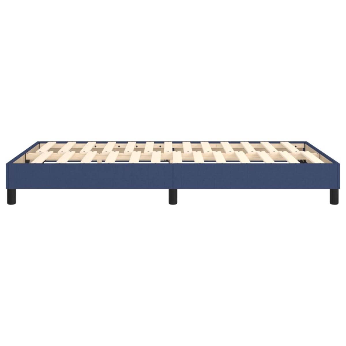 vidaXL Πλαίσιο Κρεβατιού Boxspring Μπλε 120x200 εκ. Υφασμάτινο