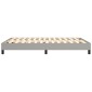 vidaXL Πλαίσιο Κρεβατιού Boxspring Ανοιχτό Γκρι 140x190 εκ. Υφασμάτινο