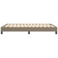 vidaXL Πλαίσιο Κρεβατιού Boxspring Taupe 140 x 190 εκ. Υφασμάτινο