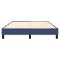 vidaXL Πλαίσιο Κρεβατιού Boxspring Μπλε 140 x 190 εκ. Υφασμάτινο