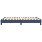 vidaXL Πλαίσιο Κρεβατιού Boxspring Μπλε 140 x 190 εκ. Υφασμάτινο