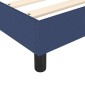 vidaXL Πλαίσιο Κρεβατιού Boxspring Μπλε 140 x 190 εκ. Υφασμάτινο