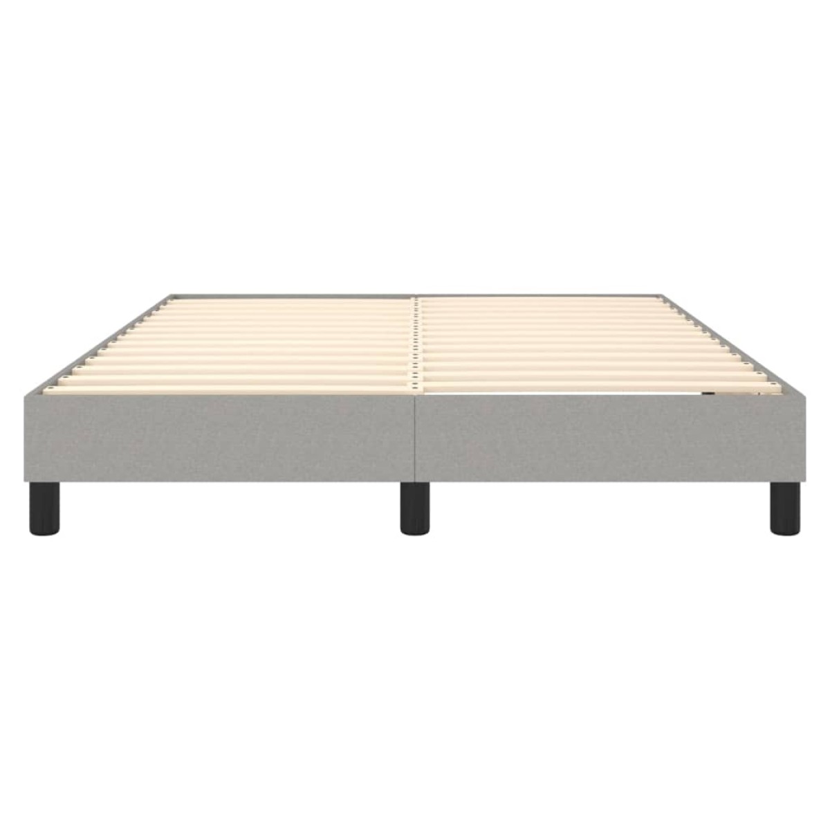 vidaXL Πλαίσιο Κρεβατιού Boxspring Ανοιχτό Γκρι 140x200 εκ. Υφασμάτινο