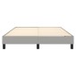 vidaXL Πλαίσιο Κρεβατιού Boxspring Ανοιχτό Γκρι 140x200 εκ. Υφασμάτινο