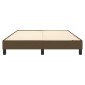 vidaXL Πλαίσιο Κρεβατιού Boxspring Σκούρο Καφέ 140x200 εκ. Υφασμάτινο