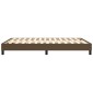 vidaXL Πλαίσιο Κρεβατιού Boxspring Σκούρο Καφέ 140x200 εκ. Υφασμάτινο