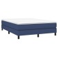 vidaXL Πλαίσιο Κρεβατιού Boxspring Μπλε 140x200 εκ. Υφασμάτινο