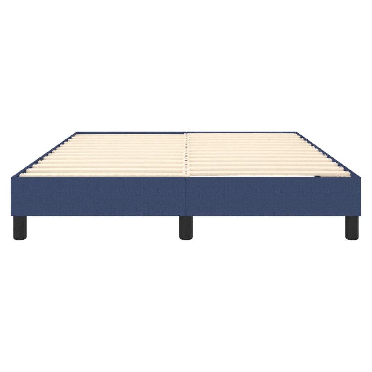 vidaXL Πλαίσιο Κρεβατιού Boxspring Μπλε 140x200 εκ. Υφασμάτινο