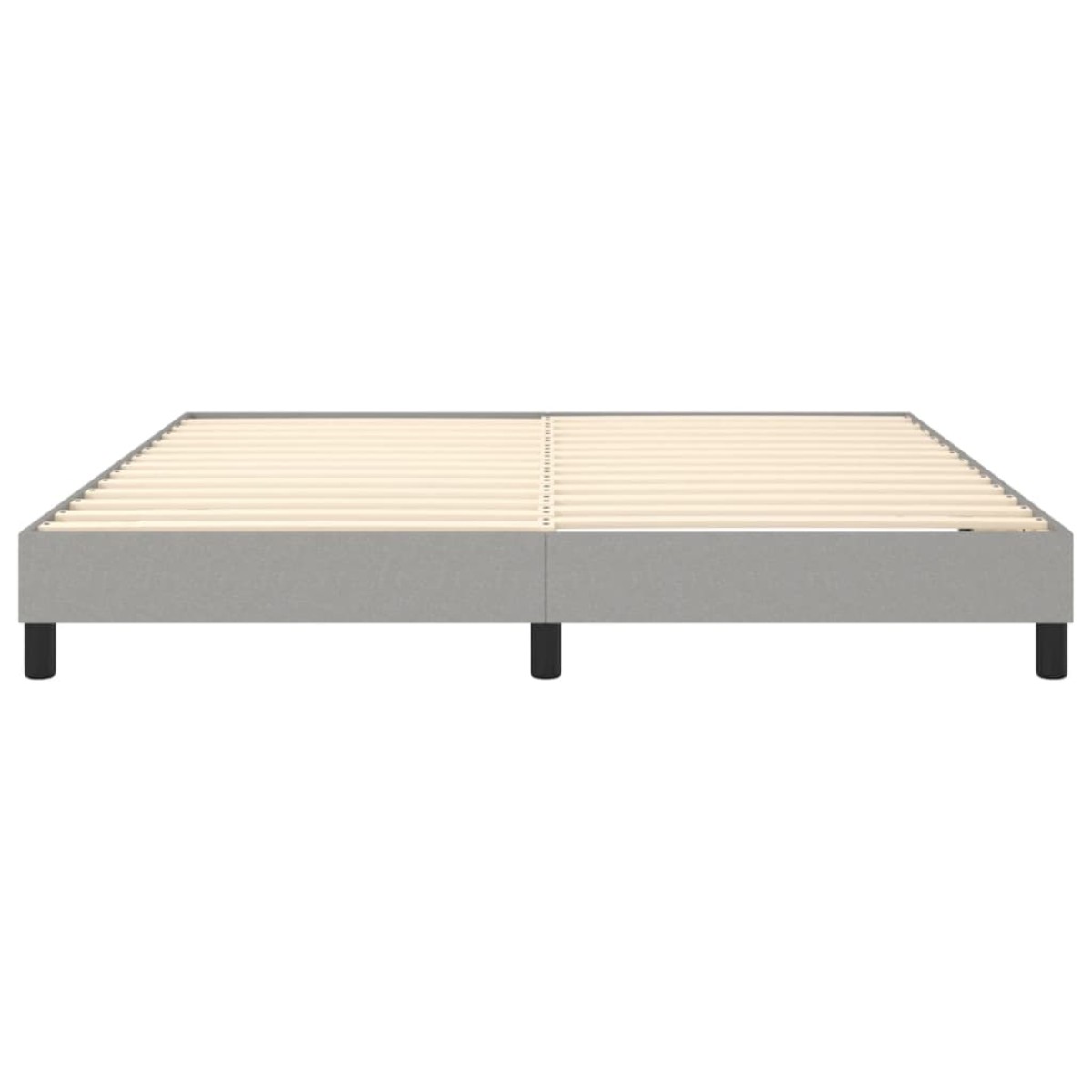 vidaXL Πλαίσιο Κρεβατιού Boxspring Ανοιχτό Γκρι 160x200 εκ. Υφασμάτινο