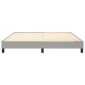 vidaXL Πλαίσιο Κρεβατιού Boxspring Ανοιχτό Γκρι 160x200 εκ. Υφασμάτινο
