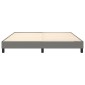 vidaXL Πλαίσιο Κρεβατιού Boxspring Σκούρο Γκρι 160x200 εκ. Υφασμάτινο