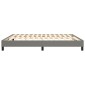 vidaXL Πλαίσιο Κρεβατιού Boxspring Σκούρο Γκρι 160x200 εκ. Υφασμάτινο