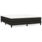 vidaXL Πλαίσιο Κρεβατιού Boxspring Μαύρο 160x200 εκ. Υφασμάτινο