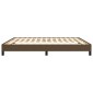vidaXL Πλαίσιο Κρεβατιού Boxspring Σκούρο Καφέ 160x200 εκ. Υφασμάτινο