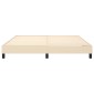 vidaXL Πλαίσιο Κρεβατιού Boxspring Κρεμ 160x200 εκ. Υφασμάτινο