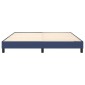 vidaXL Πλαίσιο Κρεβατιού Boxspring Μπλε 160x200 εκ. Υφασμάτινο