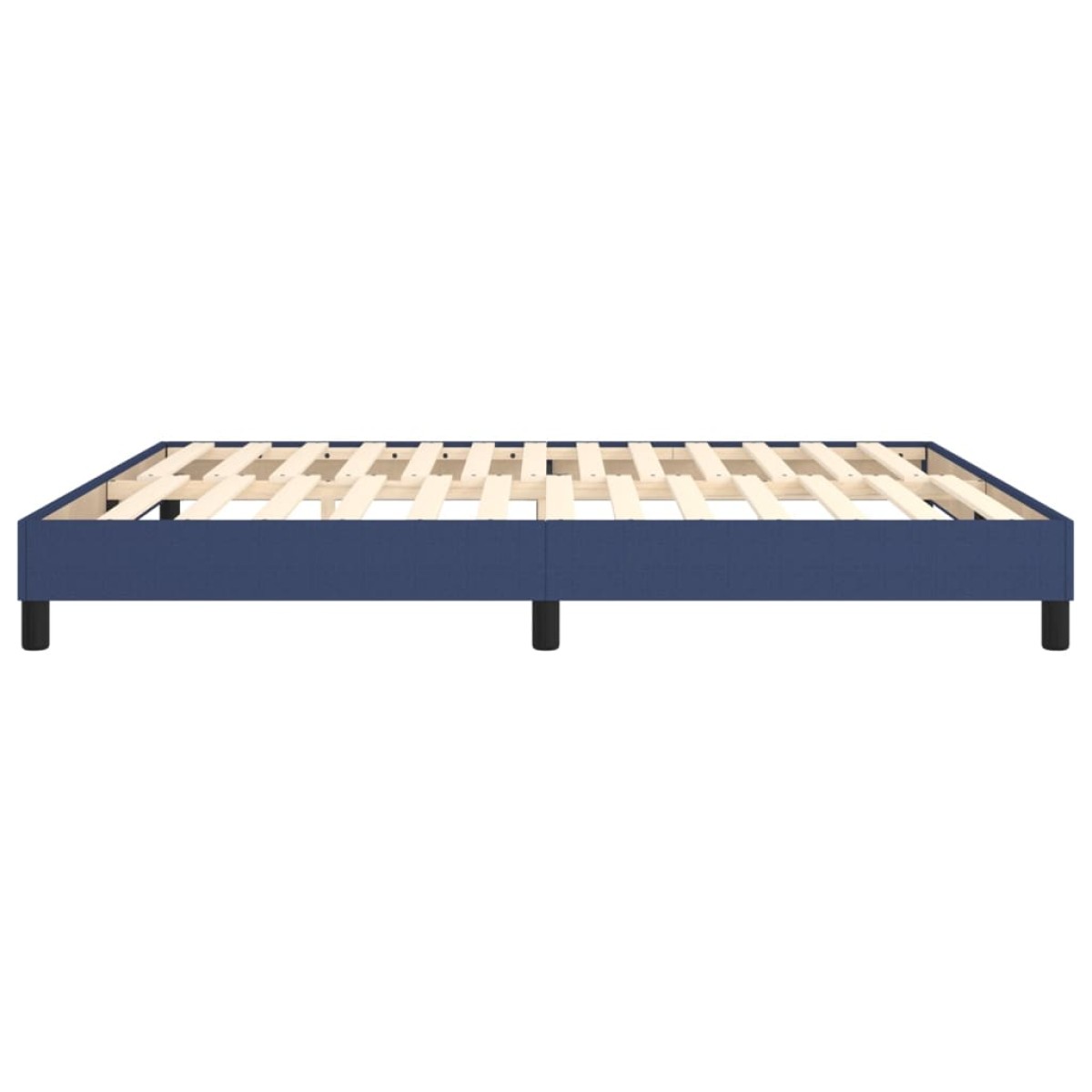 vidaXL Πλαίσιο Κρεβατιού Boxspring Μπλε 160x200 εκ. Υφασμάτινο