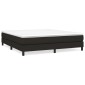 vidaXL Πλαίσιο Κρεβατιού Boxspring Μαύρο 180x200 εκ. Υφασμάτινο