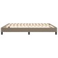 vidaXL Πλαίσιο Κρεβατιού Boxspring Taupe 180x200 εκ. Υφασμάτινο