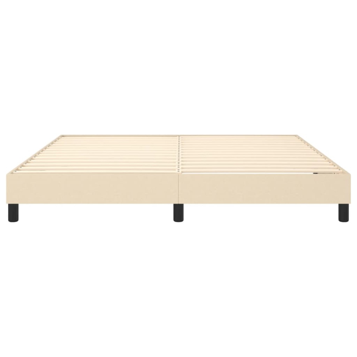 vidaXL Πλαίσιο Κρεβατιού Boxspring Κρεμ 180x200 εκ. Υφασμάτινο