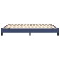 vidaXL Πλαίσιο Κρεβατιού Boxspring Μπλε 180x200 εκ. Υφασμάτινο