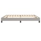 vidaXL Πλαίσιο Κρεβατιού Boxspring Ανοιχτό Γκρι 200x200 εκ. Υφασμάτινο