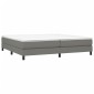 vidaXL Πλαίσιο Κρεβατιού Boxspring Σκούρο Γκρι 200x200 εκ. Υφασμάτινο