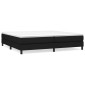 vidaXL Πλαίσιο Κρεβατιού Boxspring Μαύρο 200x200 εκ. Υφασμάτινο