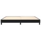 vidaXL Πλαίσιο Κρεβατιού Boxspring Μαύρο 200x200 εκ. Υφασμάτινο