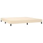 vidaXL Πλαίσιο Κρεβατιού Boxspring Κρεμ 200x200 εκ. Υφασμάτινο