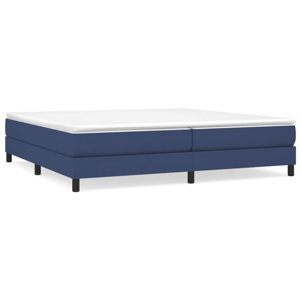 vidaXL Πλαίσιο Κρεβατιού Boxspring Μπλε 200x200 εκ. Υφασμάτινο