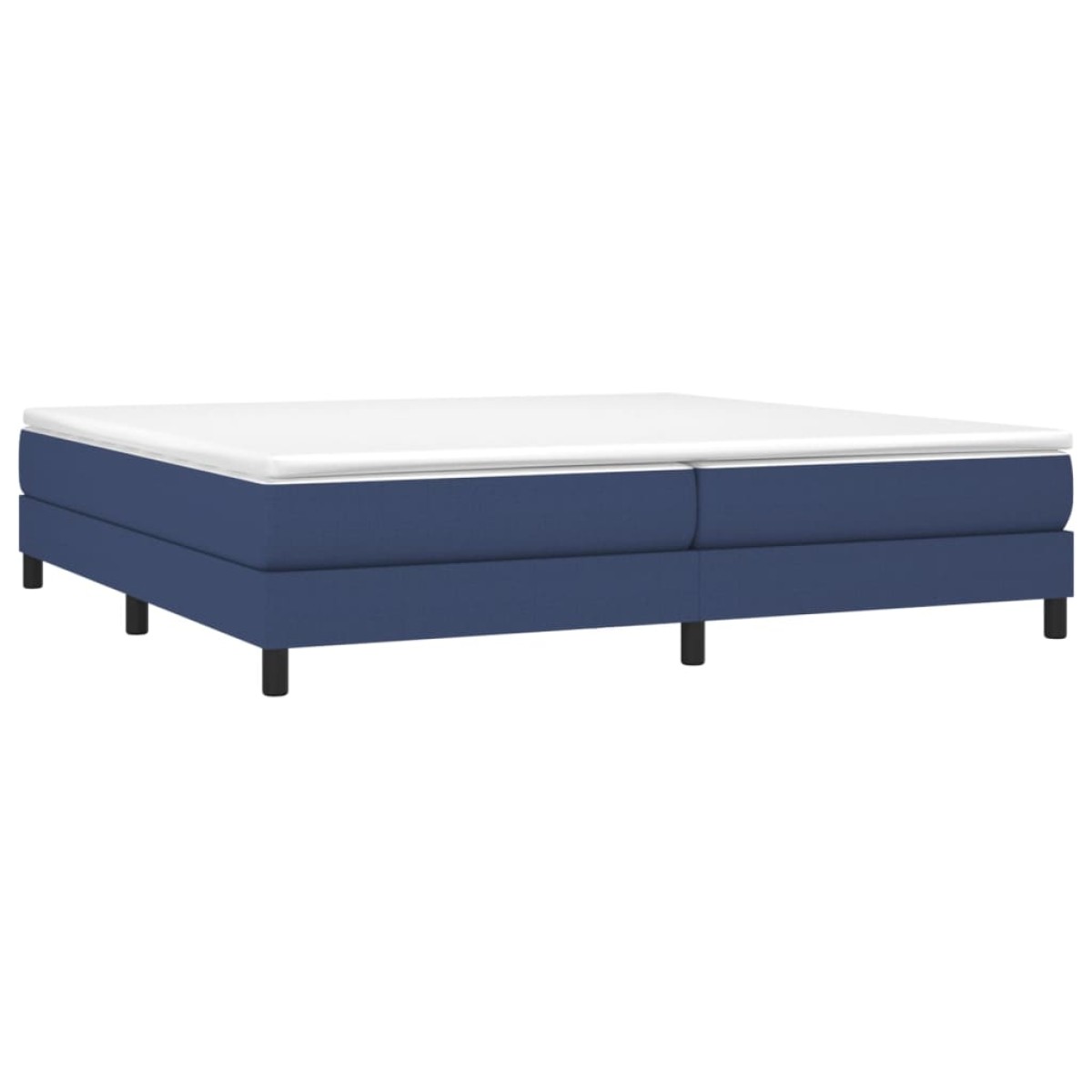 vidaXL Πλαίσιο Κρεβατιού Boxspring Μπλε 200x200 εκ. Υφασμάτινο