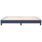 vidaXL Πλαίσιο Κρεβατιού Boxspring Μπλε 200x200 εκ. Υφασμάτινο