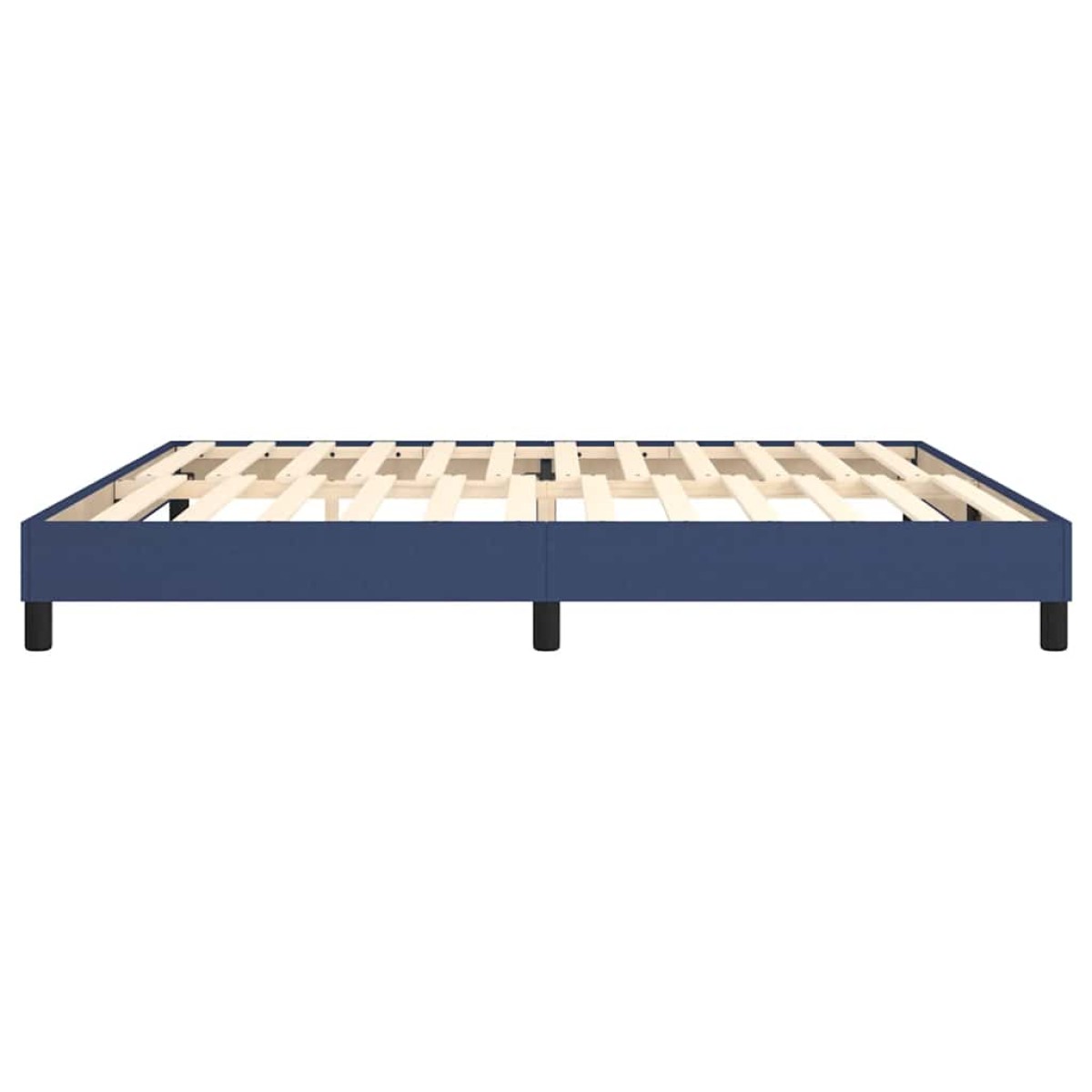 vidaXL Πλαίσιο Κρεβατιού Boxspring Μπλε 200x200 εκ. Υφασμάτινο