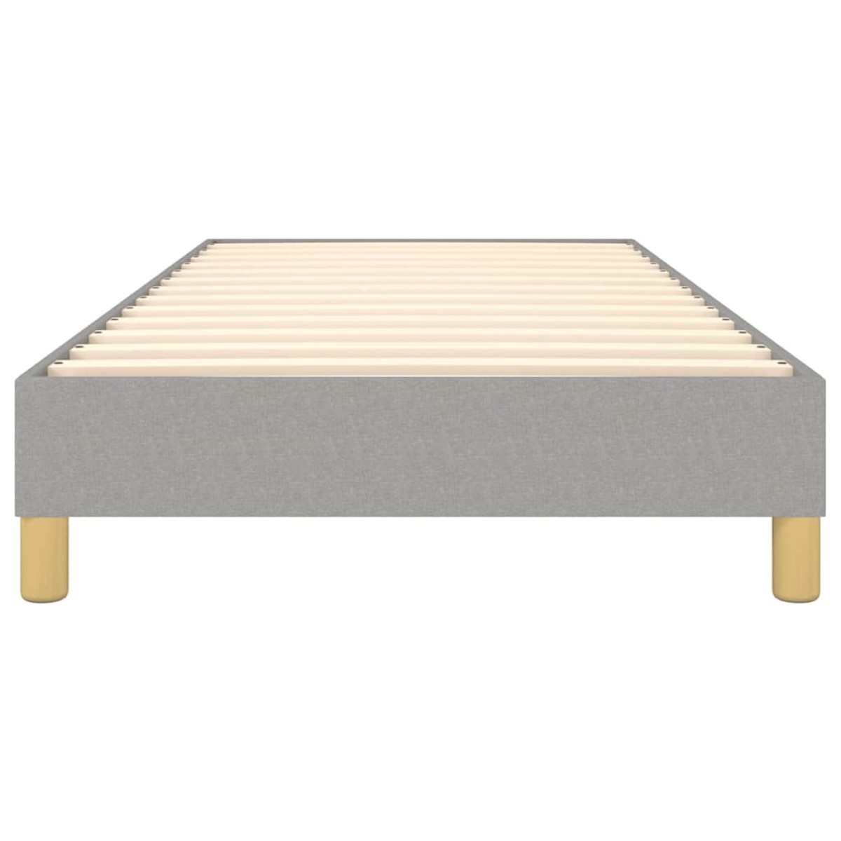 vidaXL Πλαίσιο Κρεβατιού Boxspring Ανοιχτό Γκρι 80x200 εκ. Υφασμάτινο