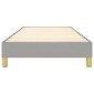 vidaXL Πλαίσιο Κρεβατιού Boxspring Ανοιχτό Γκρι 80x200 εκ. Υφασμάτινο